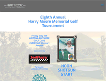 Tablet Screenshot of harrymooregolf.com